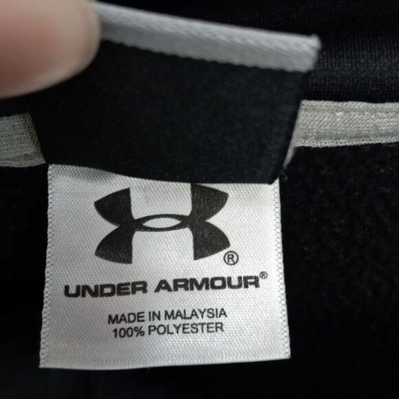 Under Armour Sweater Men's 2XL Quarter 1/4 Zip Mockneck Pullover Softshell Gorp - Picture 7 of 16